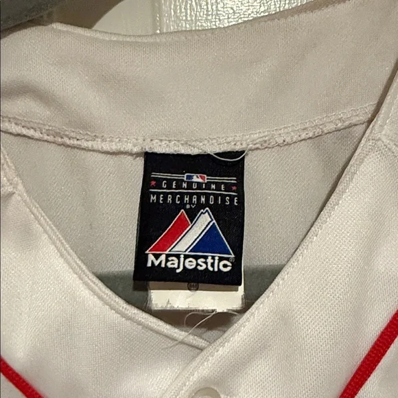 MLB Red and White Kids Jersey - Picture 2 of 2